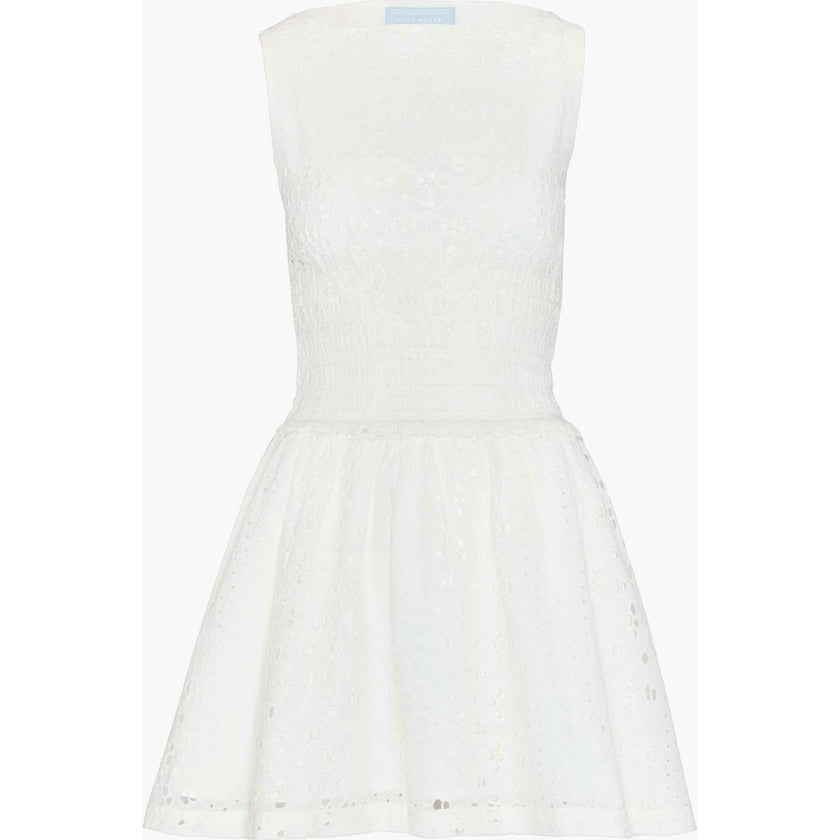 The Joanna Dress - White Floral Broderie