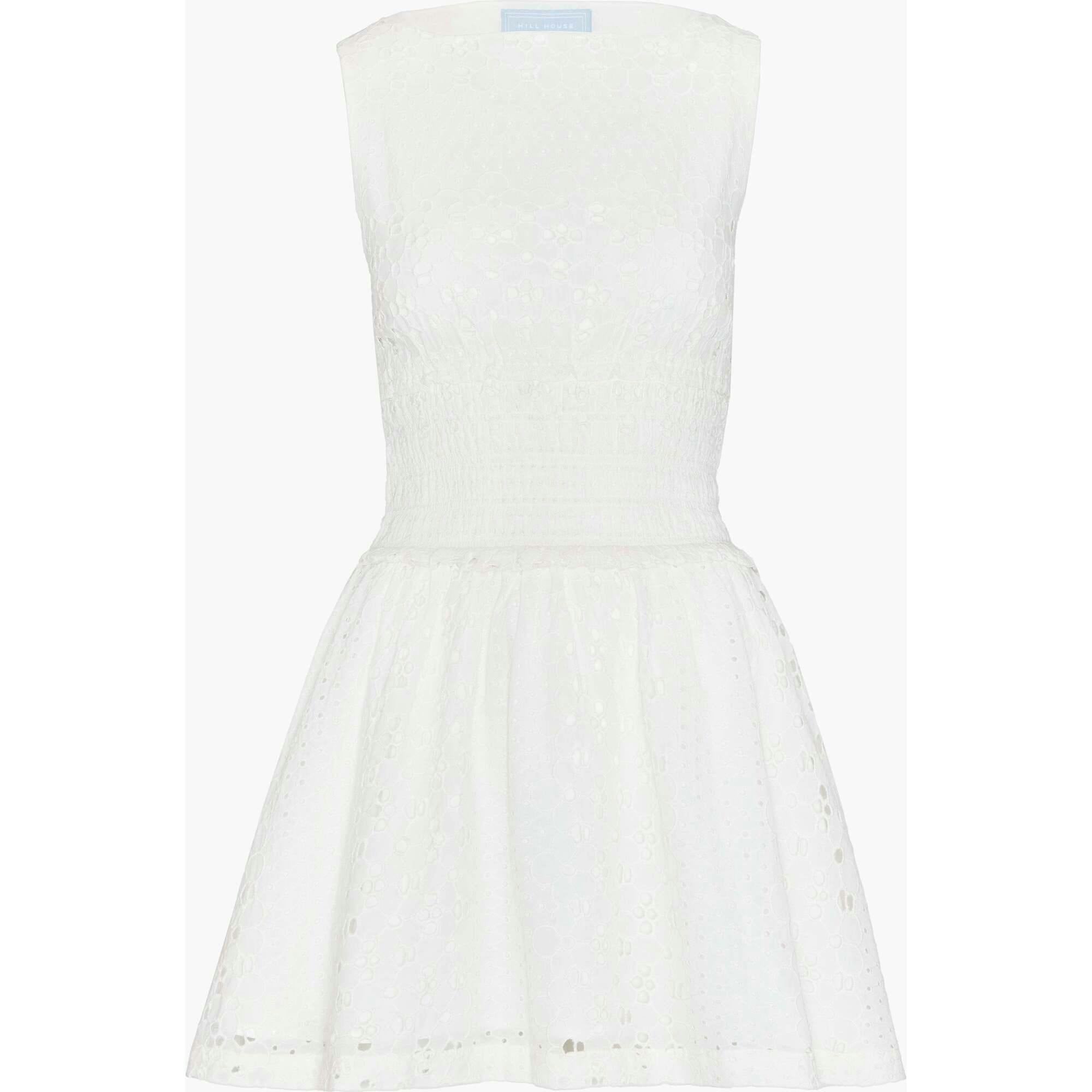 The Joanna Dress - White Floral Broderie