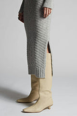 LORA SWEATER DRESS | PALE GREY