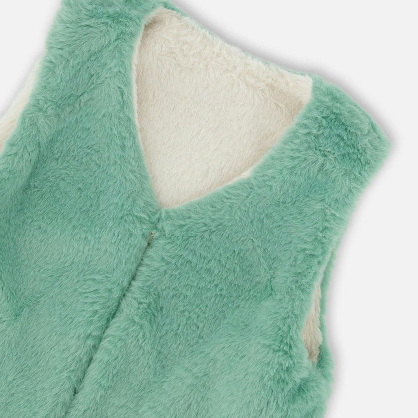 Reversible Faux Fur Vest
