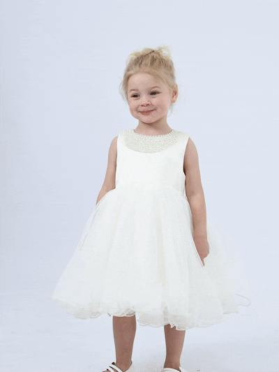Cream Mirelda Blossom Gown