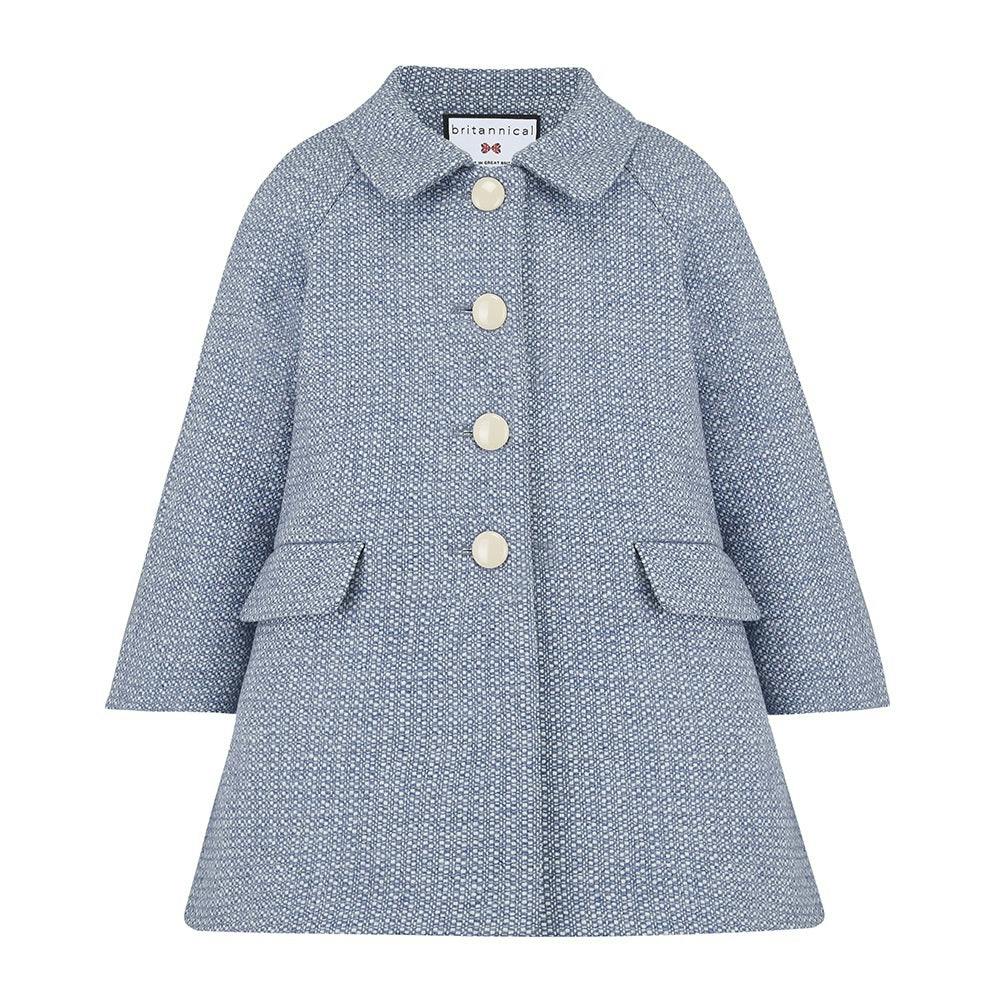 Islington Coat - London Couture - Porcelain Blue