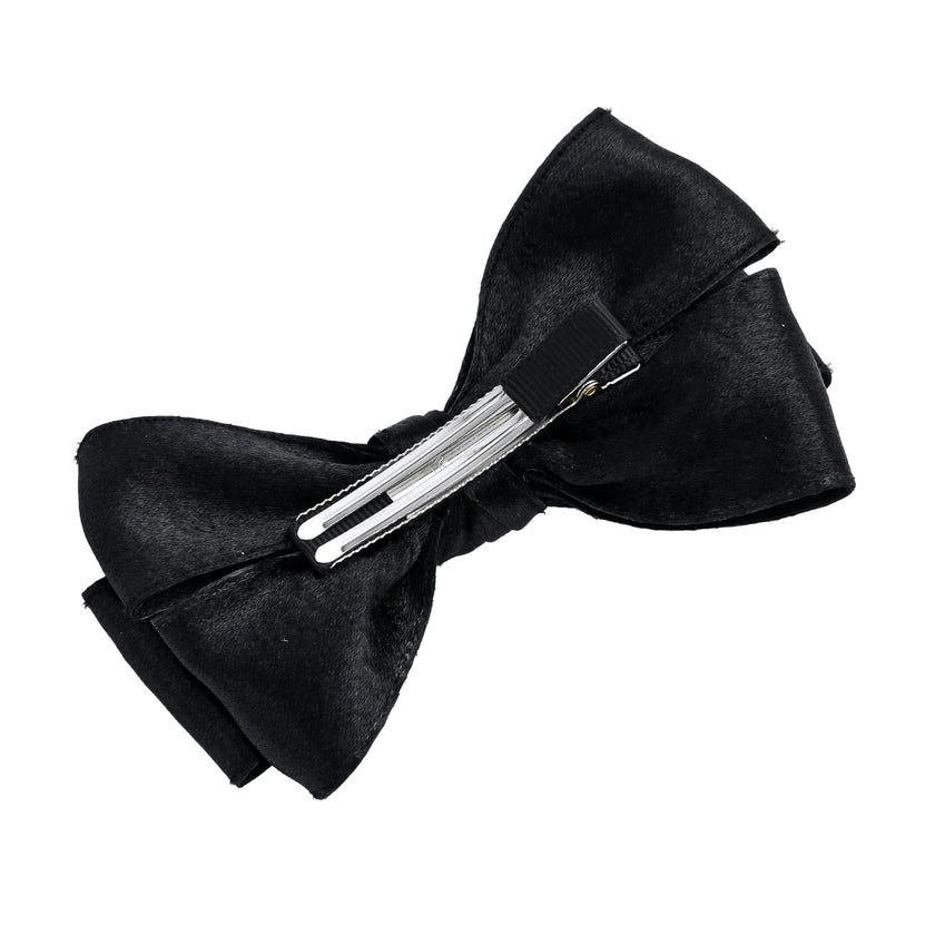 Multicolor Classic Satin Bow Hair Clip Set