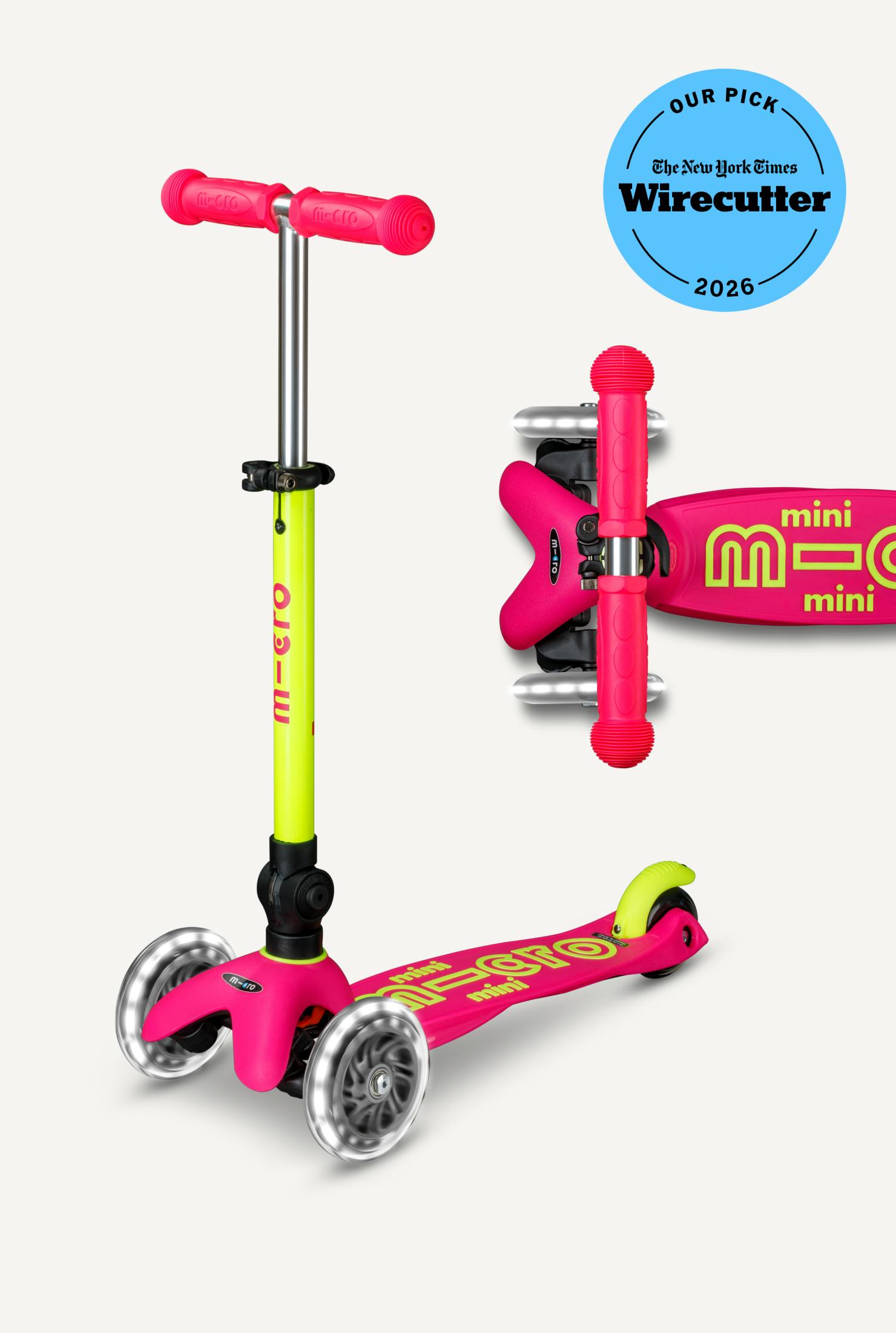 Micro Mini Foldable LED Scooter