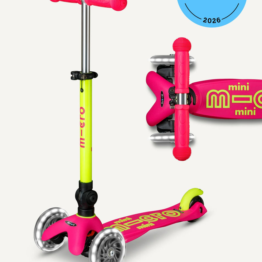 Micro Mini Foldable LED Scooter