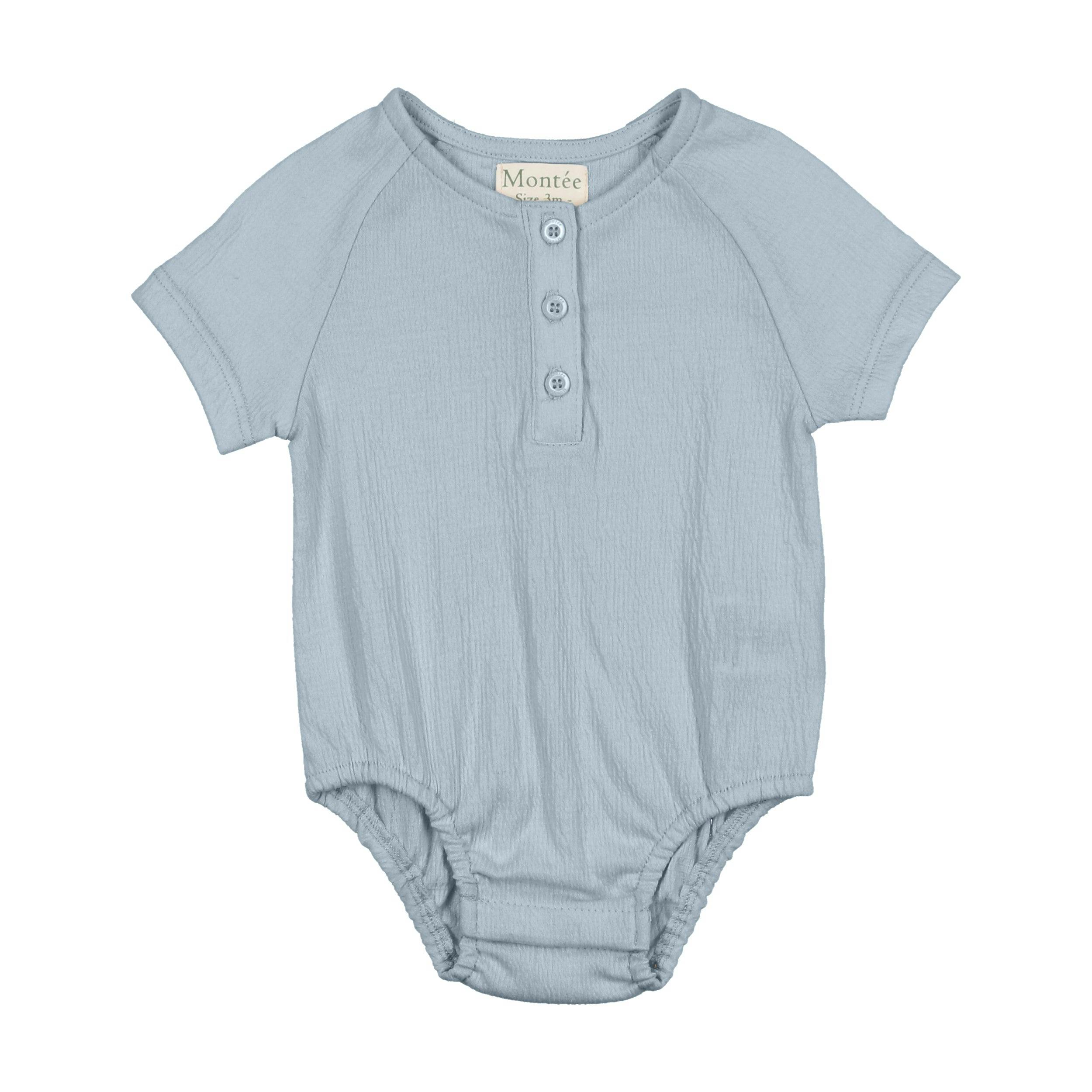 Boys Printed Gauze Romper