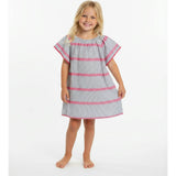 Mini Capucine Girls Marine Stripe, Blue