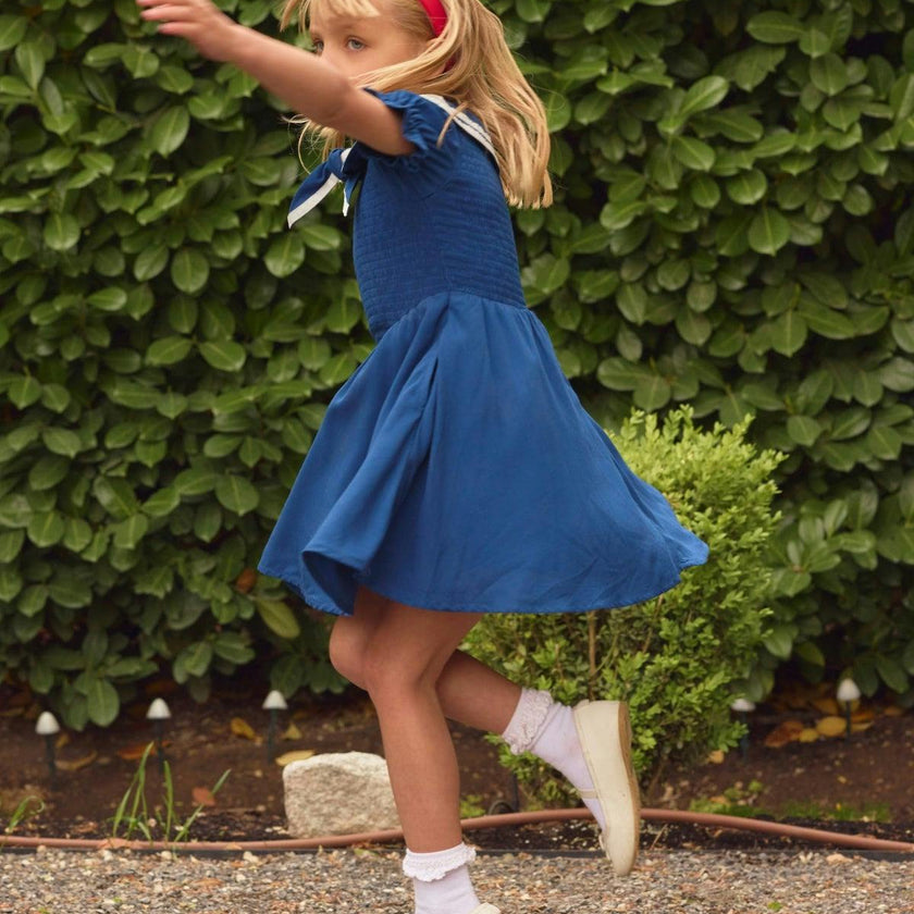 Mini Alice Dress in Navy