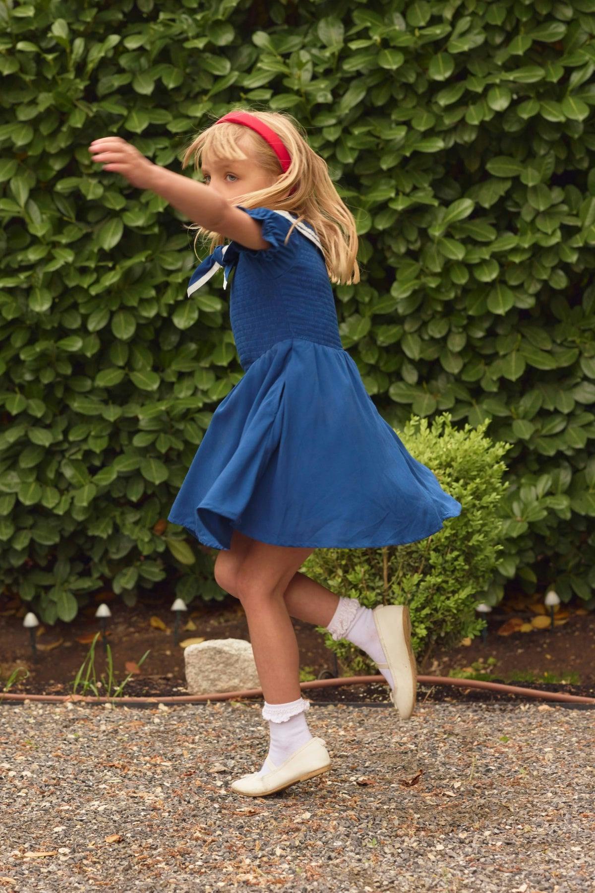 Mini Alice Dress in Navy