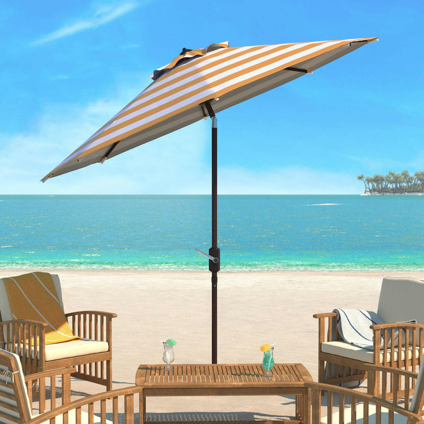 Iris Stripe Patio Umbrella