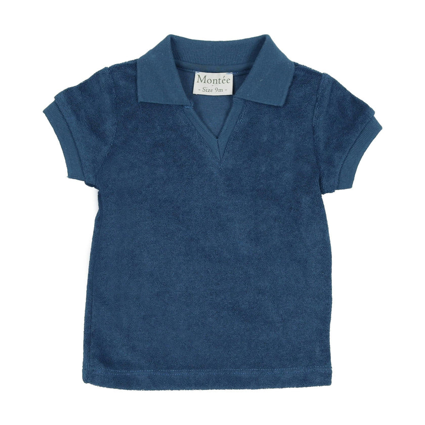 V-Neck Short Sleeve Polo Shirt