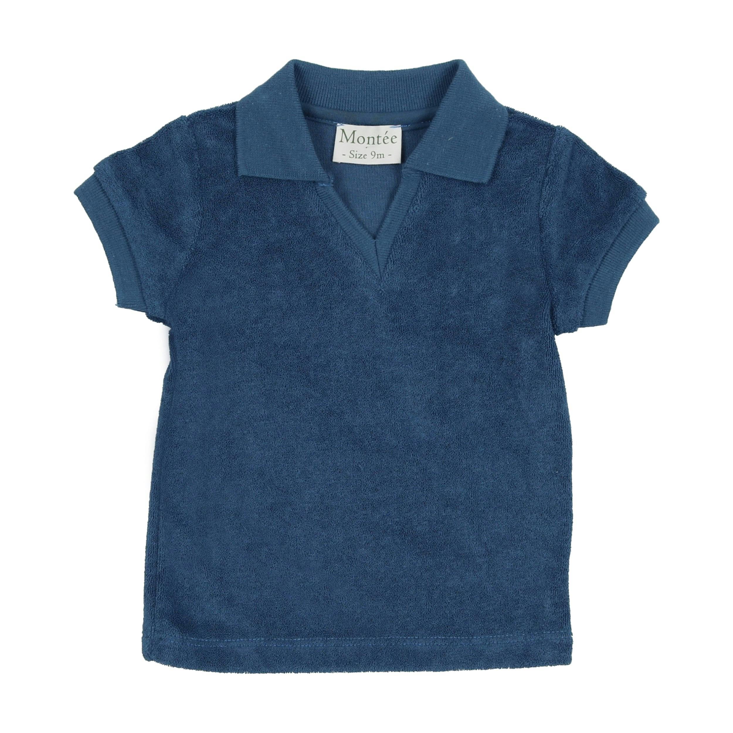 V-Neck Short Sleeve Polo Shirt
