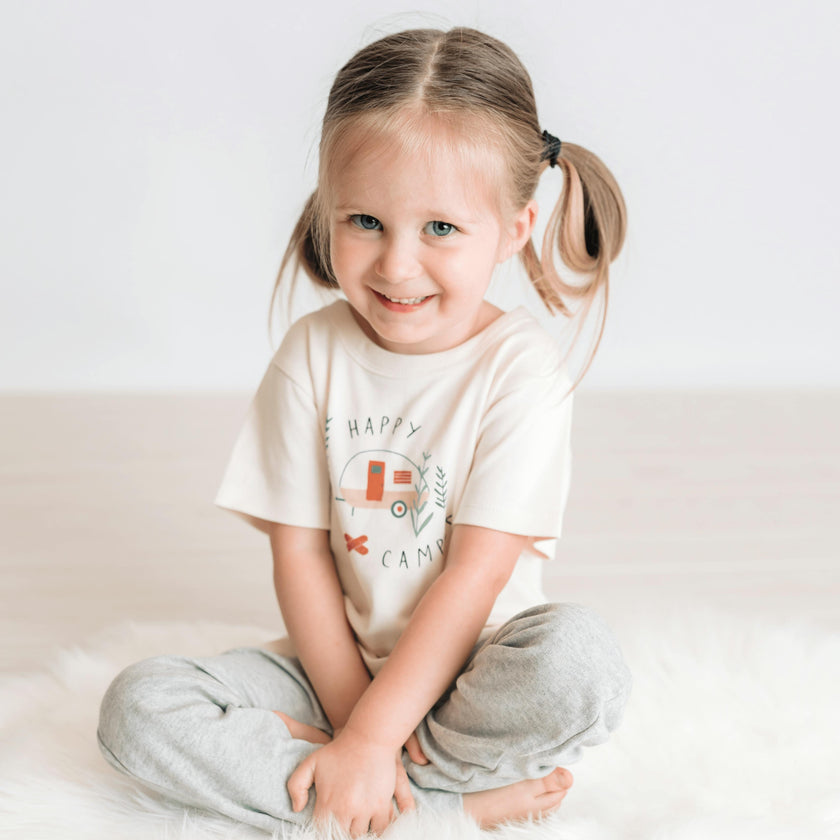 graphic tee | happy camper