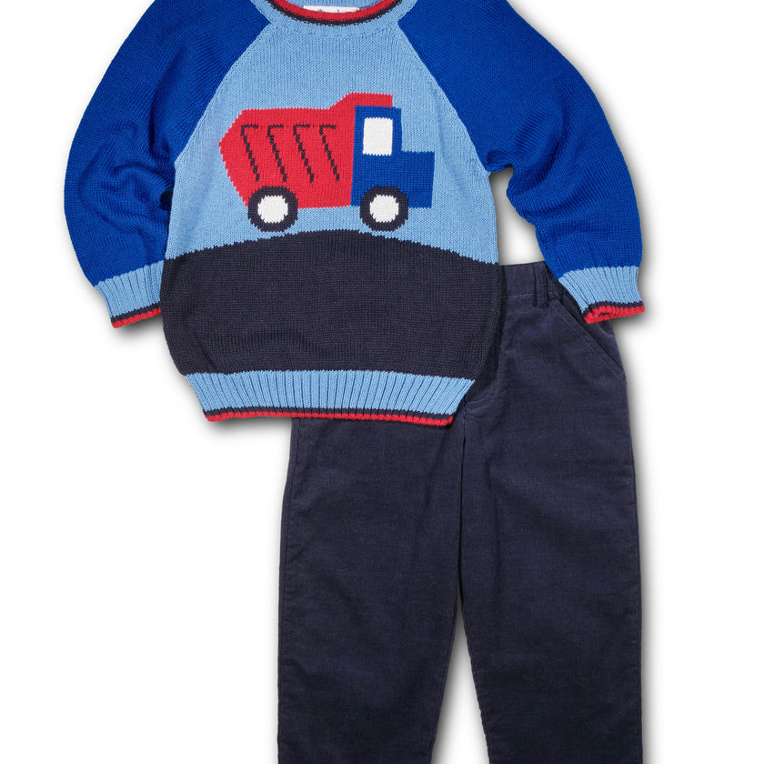 Sweater With Dump Truck
