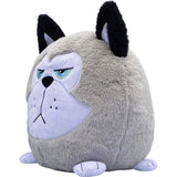 Hangry Petz: Cooper - 12" Grey & White Animal Plush