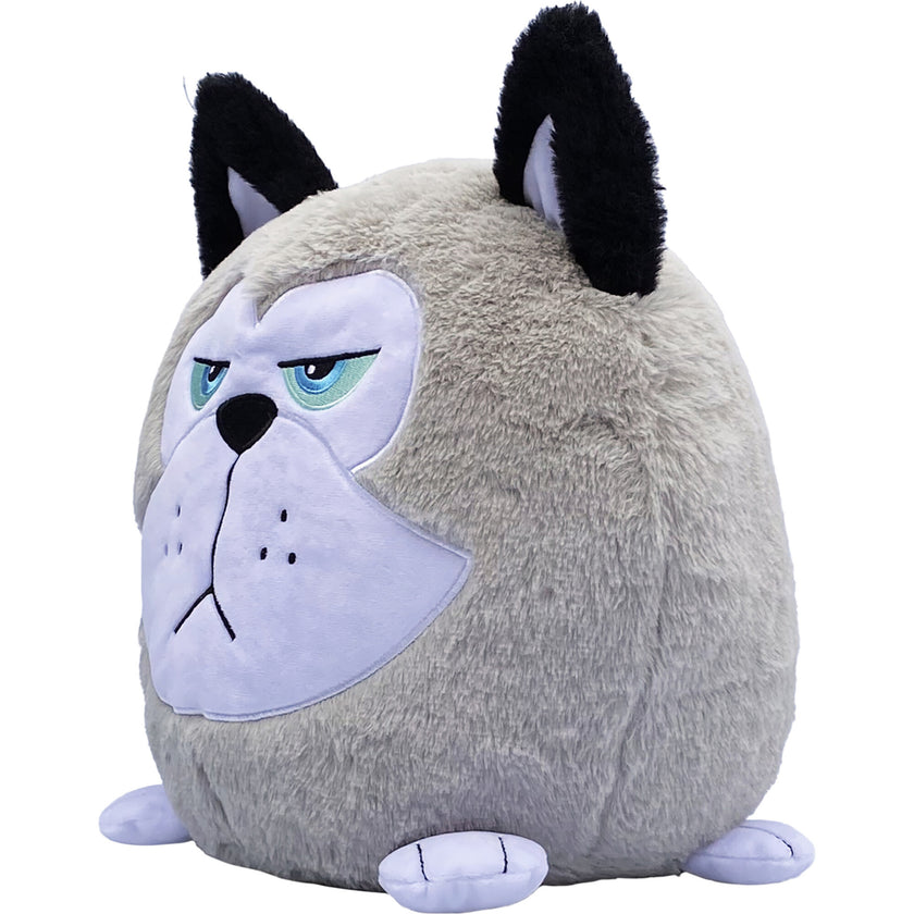 Hangry Petz: Cooper - 12" Grey & White Animal Plush