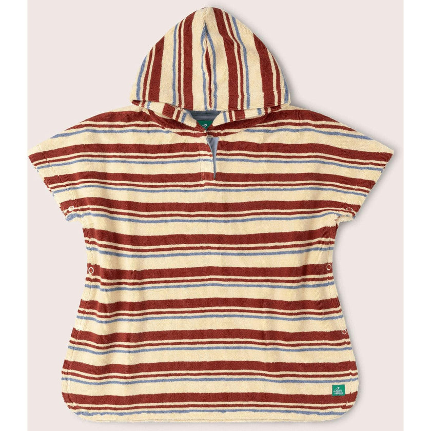 Beach Stripe Baby Towel Poncho, Multi