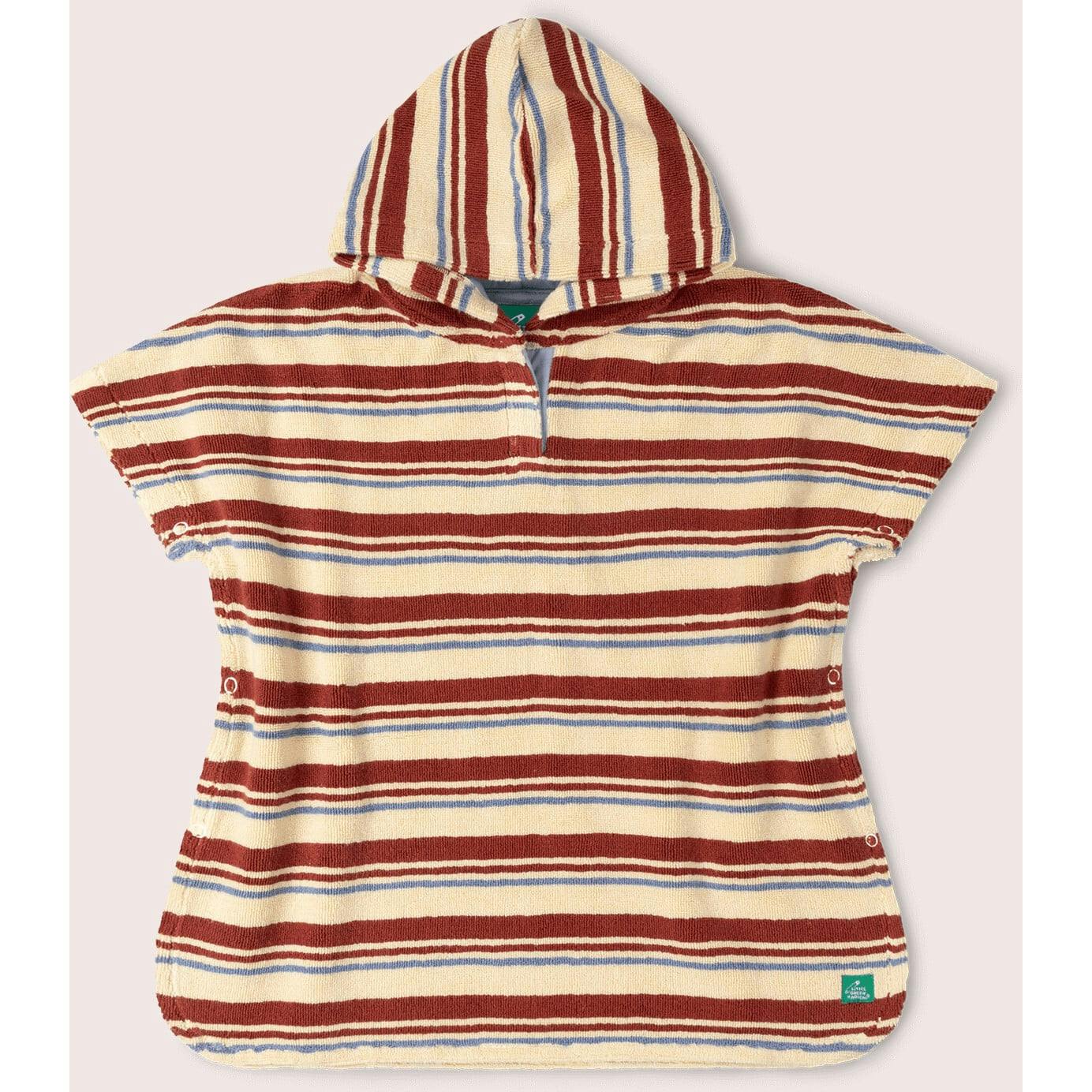 Beach Stripe Baby Towel Poncho, Multi