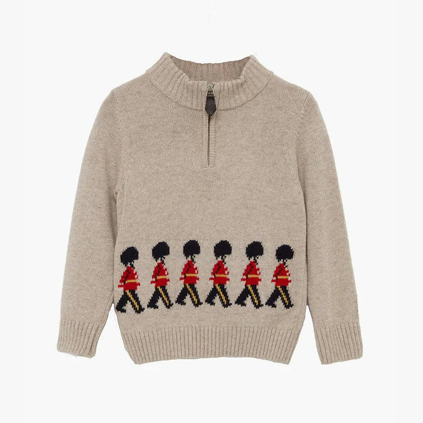 Marching Guardsman Half-Zip Sweater