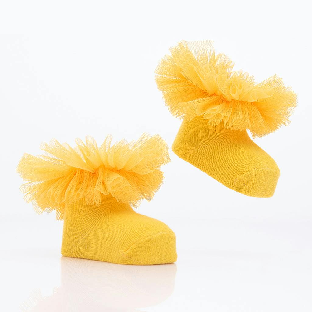 Multicolor 3pc Tulle Frill Socks Set