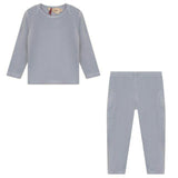 Allover Circle Print Velour 2-Piece Set