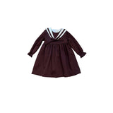Amélie Bordeaux Dress