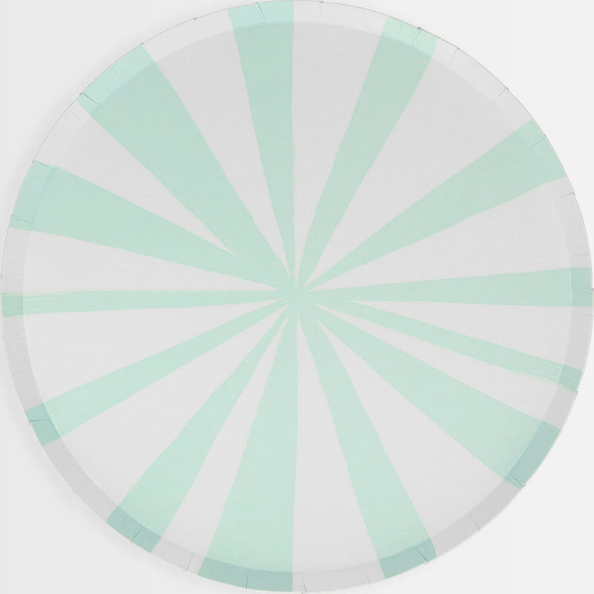 Mixed Stripe Dinner Plates