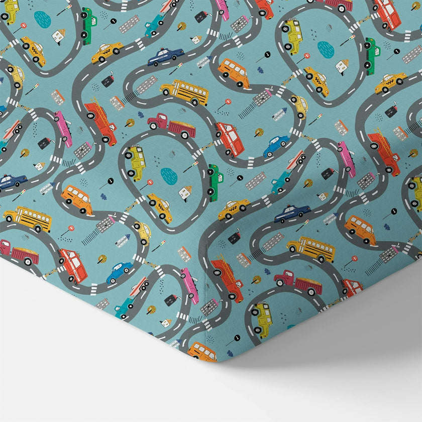 Print Organic Crib Sheet