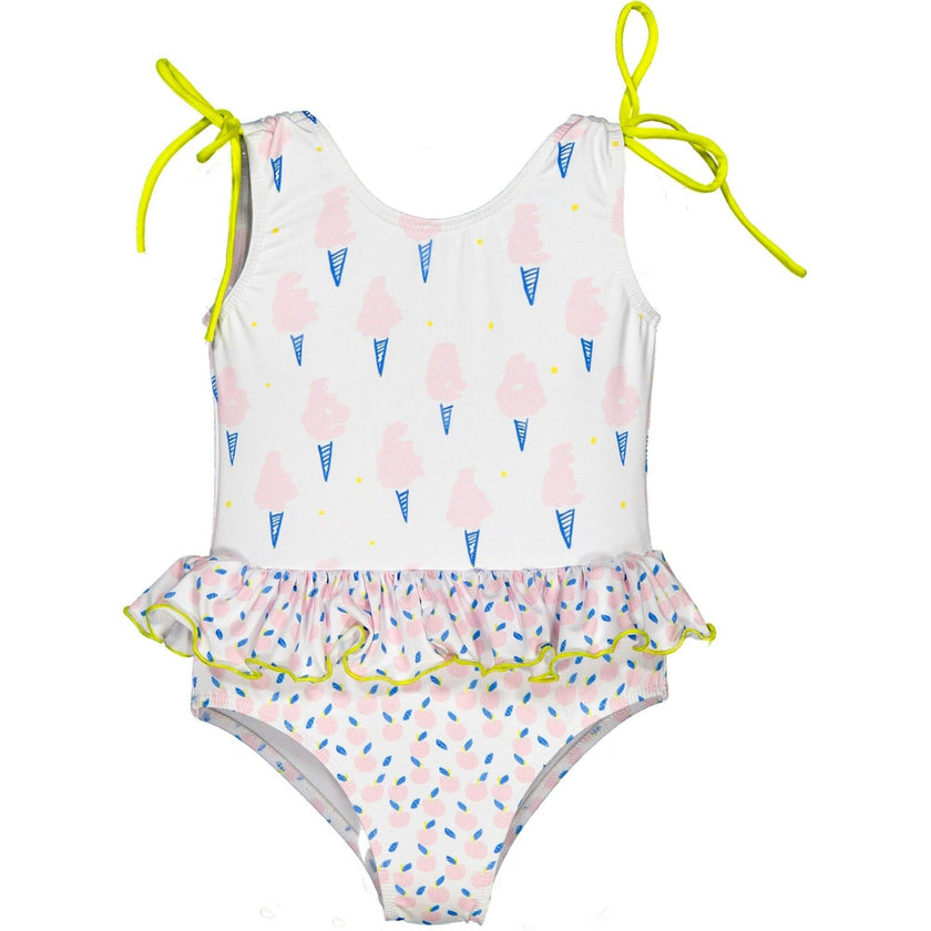 Apple Ice Cream One-Piece Swimsuit, Multi