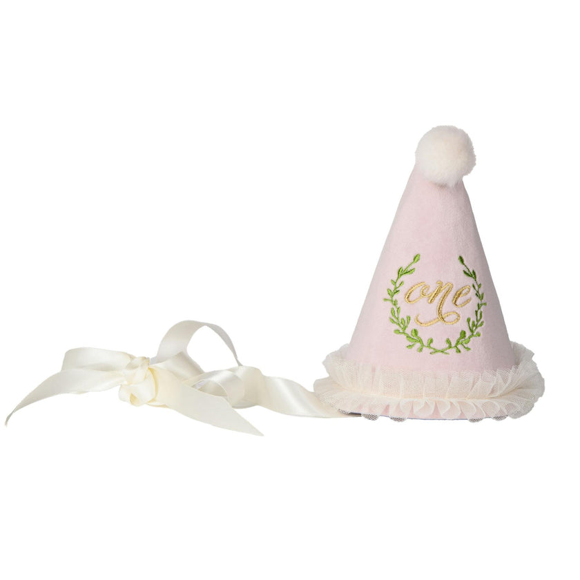 Velvet Embroidered Birthday Hat