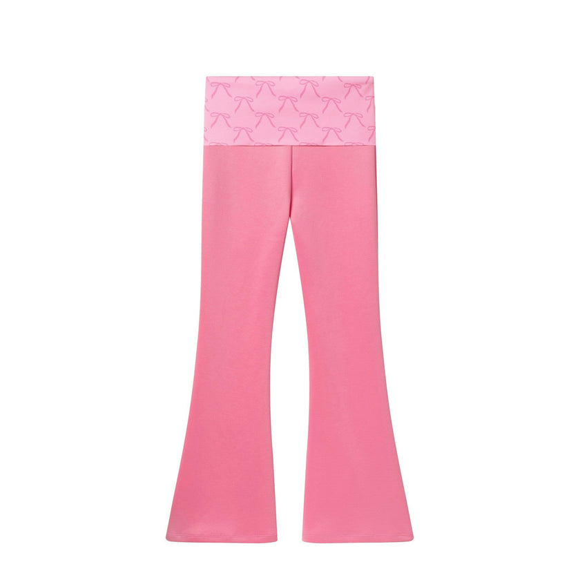 Tween Ponte Hoodie & Flare Leggings Set | Bubblegum Pink