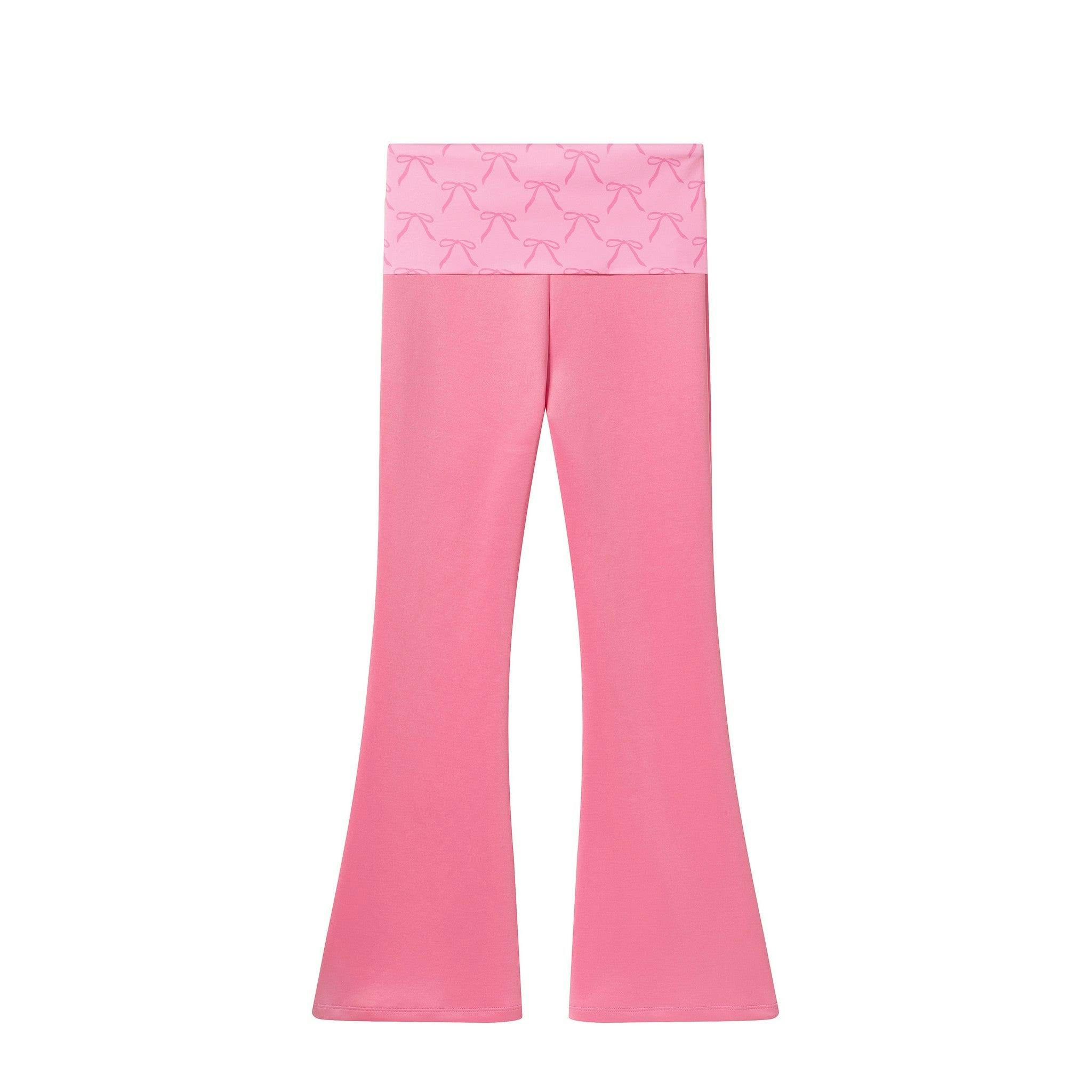 Tween Ponte Hoodie & Flare Leggings Set | Bubblegum Pink