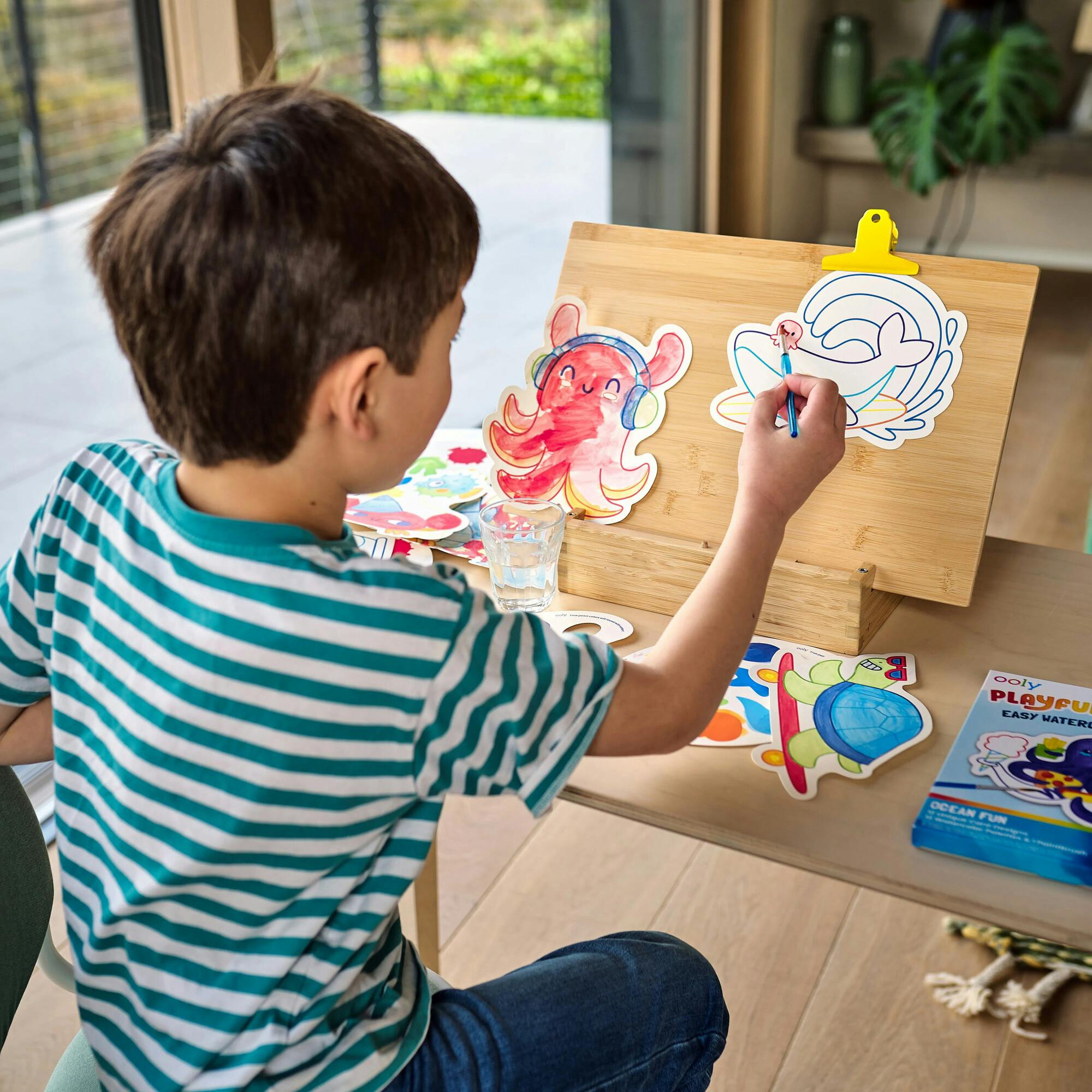 Playful Painters Easy Watercolor Painting Kit - Ocean Fun