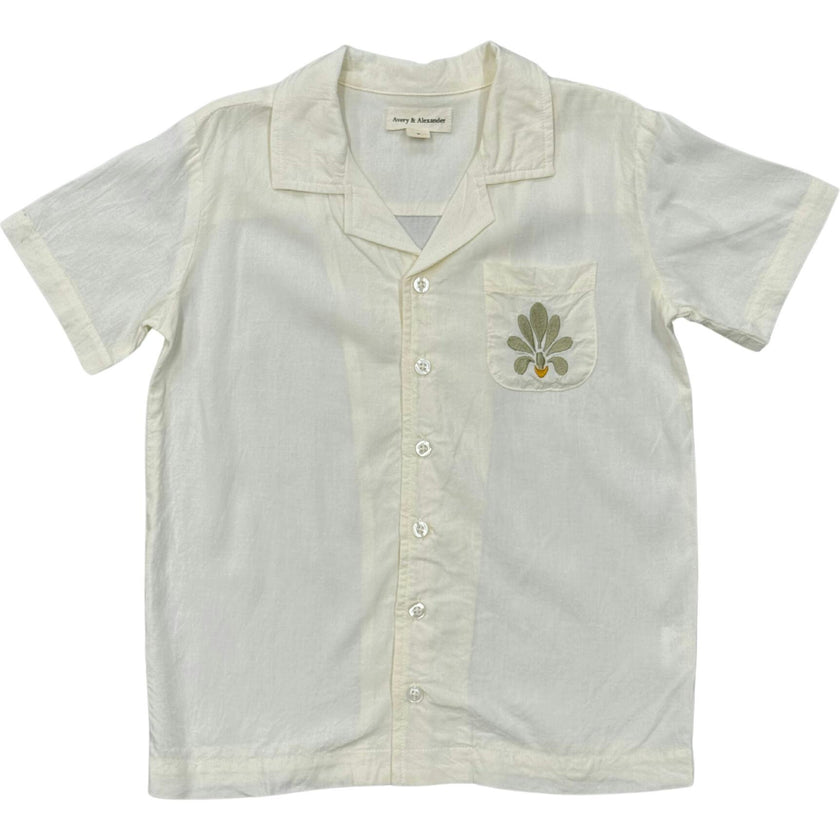 Boy's Linen Button Top