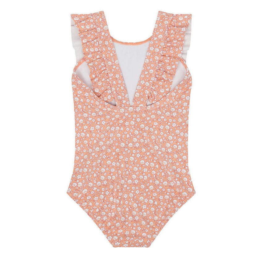 girls melone floral ruffle one piece