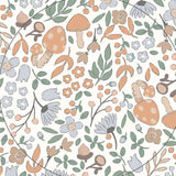 Forest Lilac Gray Floor Cushion