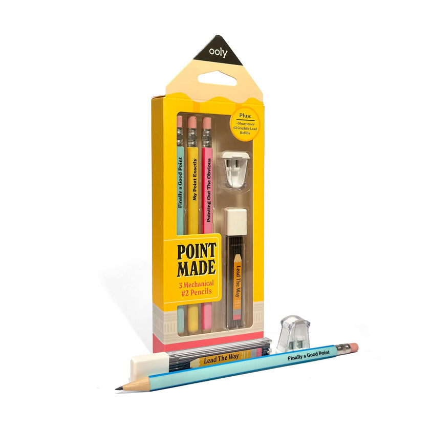 Point Made Mechanical Graphite Pencils – Set of 3