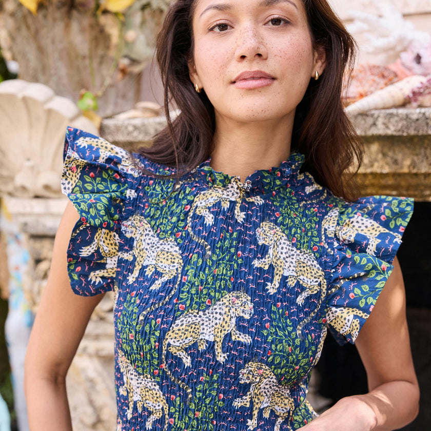 Bagheera - Ready to Ruffle Dress - Navy