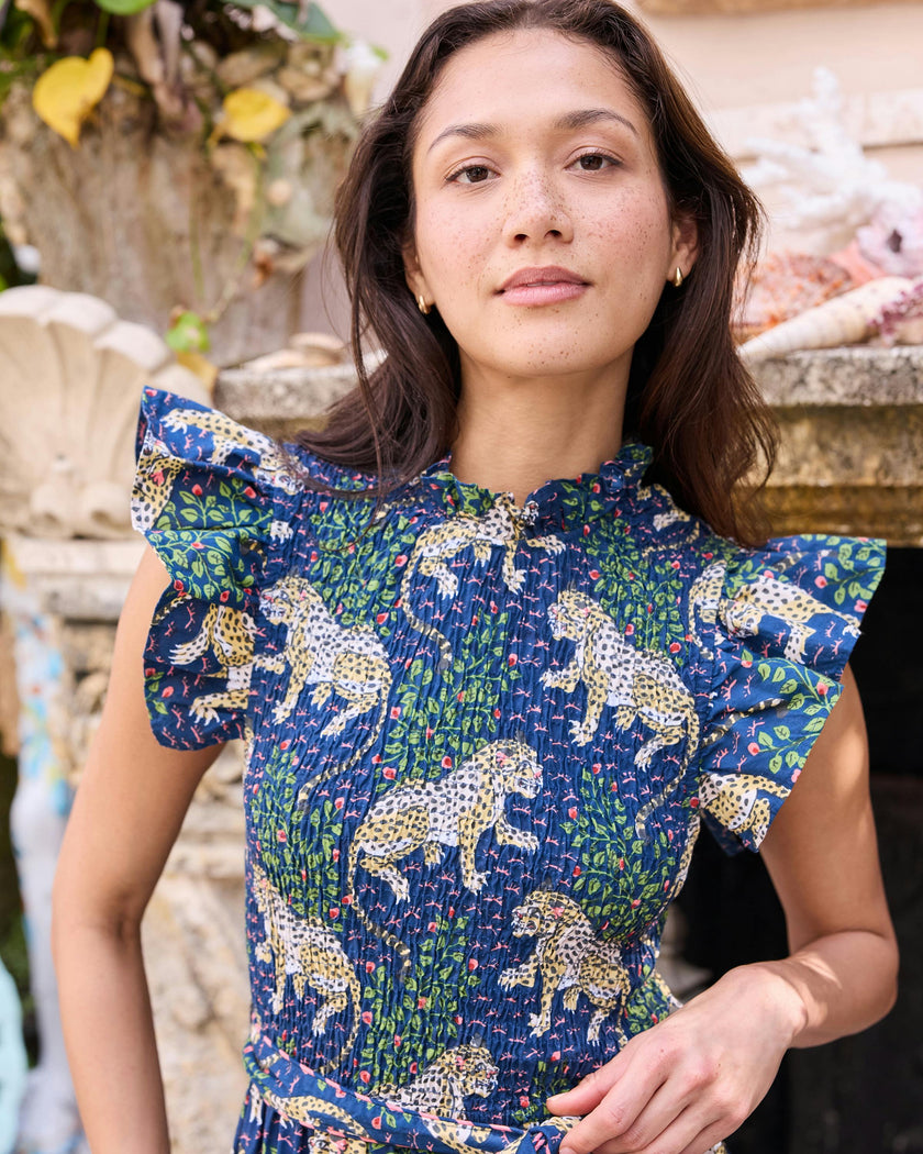 Bagheera - Ready to Ruffle Dress - Navy