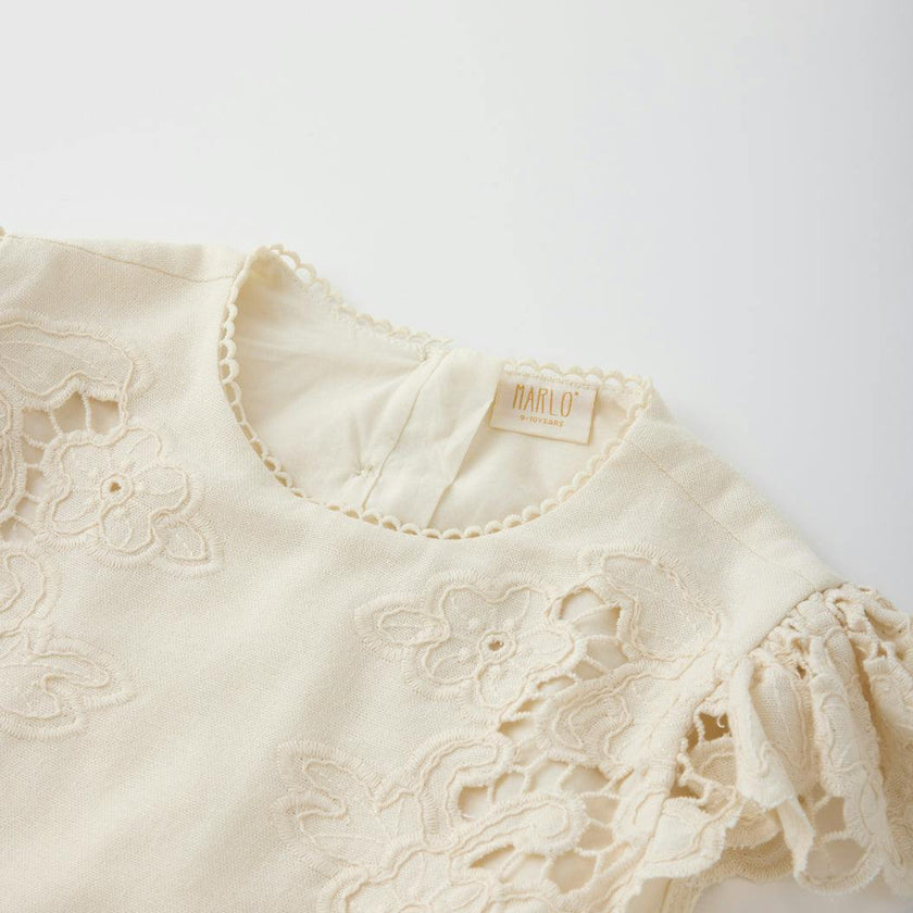 Kaitlyn Embroidered Mini Dress