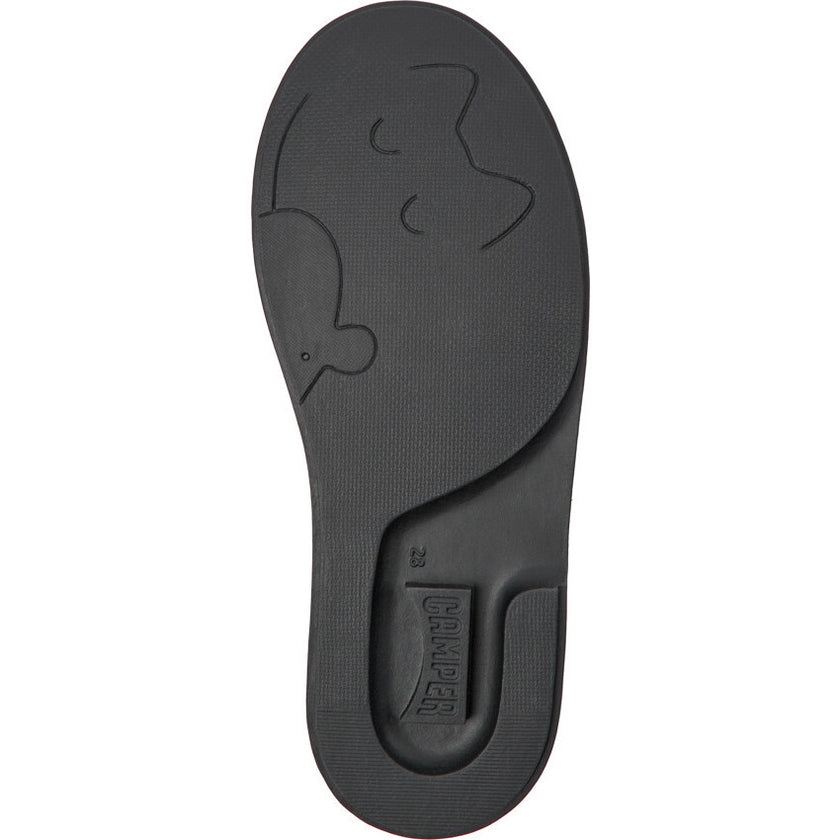 Duet Twins Leather Mary Jane Shoes, Black