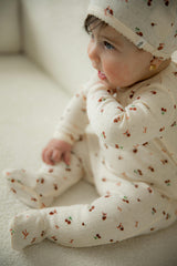 Cherry Pointelle Onesie