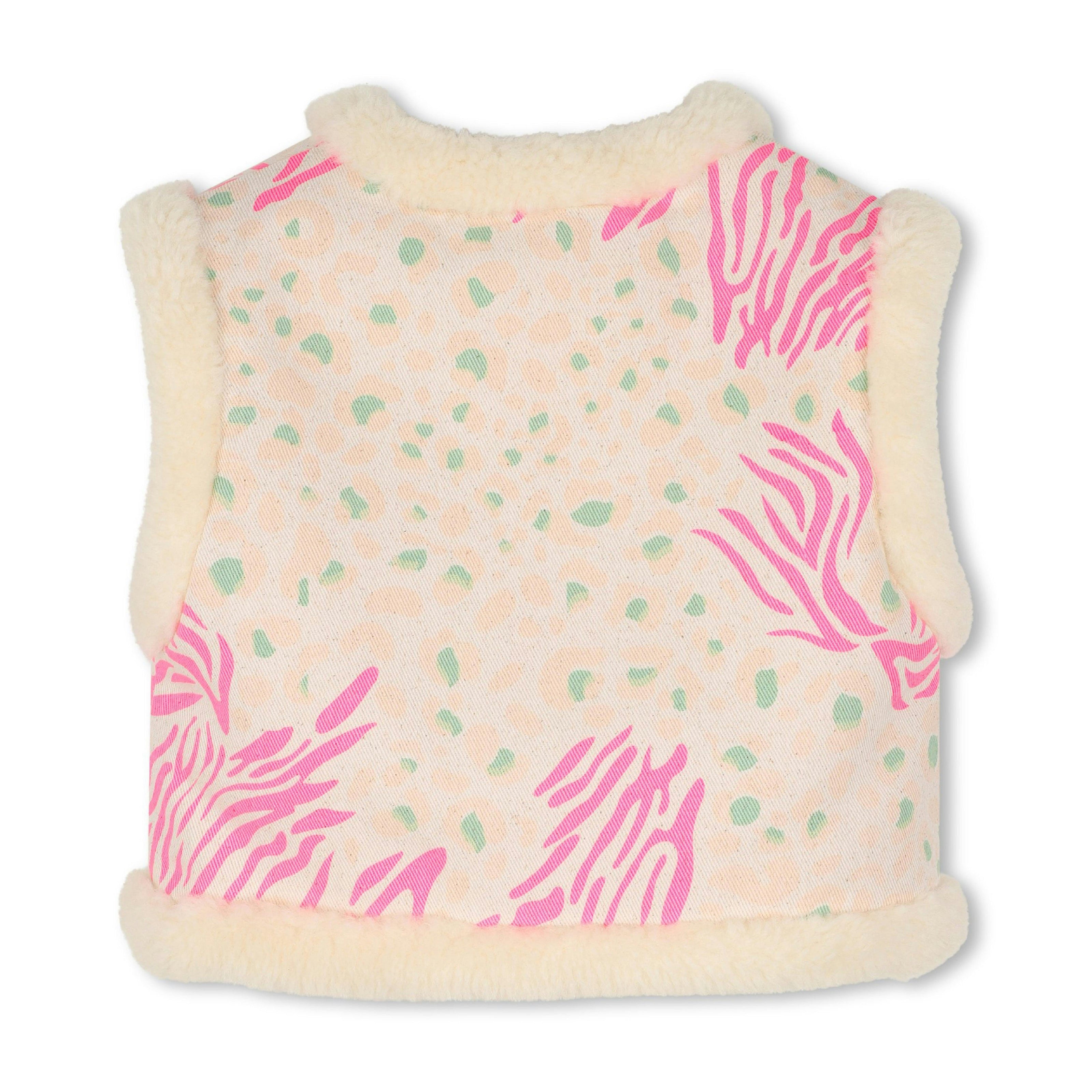Cream Leopard Print Vest