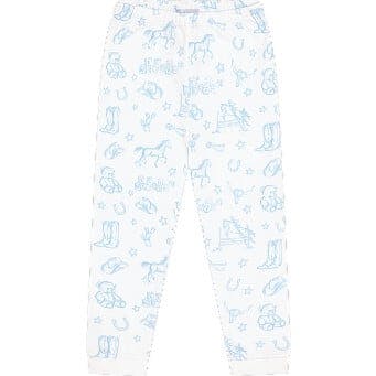 Blue Lone Star Toile Pajamas