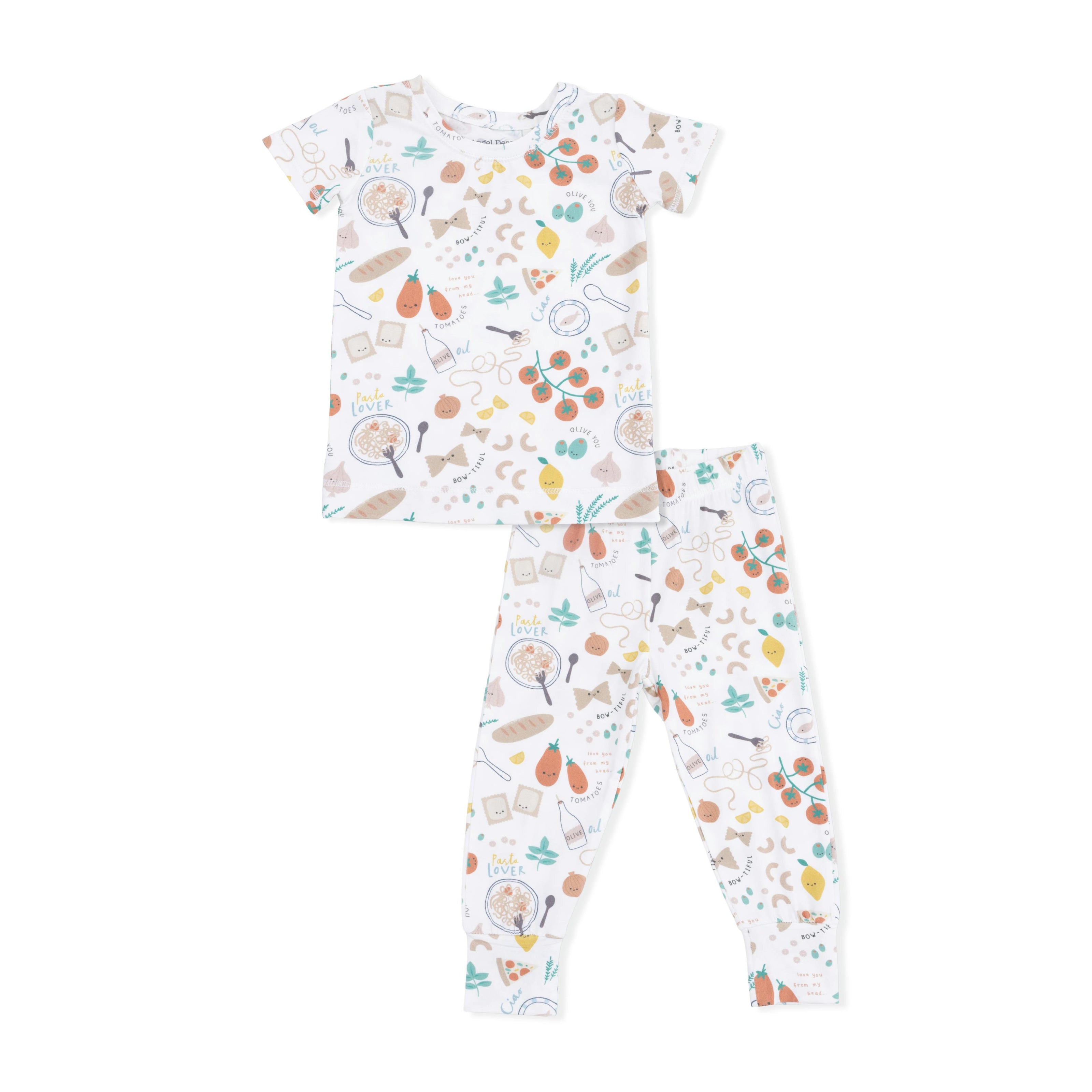 Pasta Lovers - Short Sleeve Loungewear Set