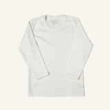 Ivory- Classic Long Sleeve Shirt in Pima Cotton