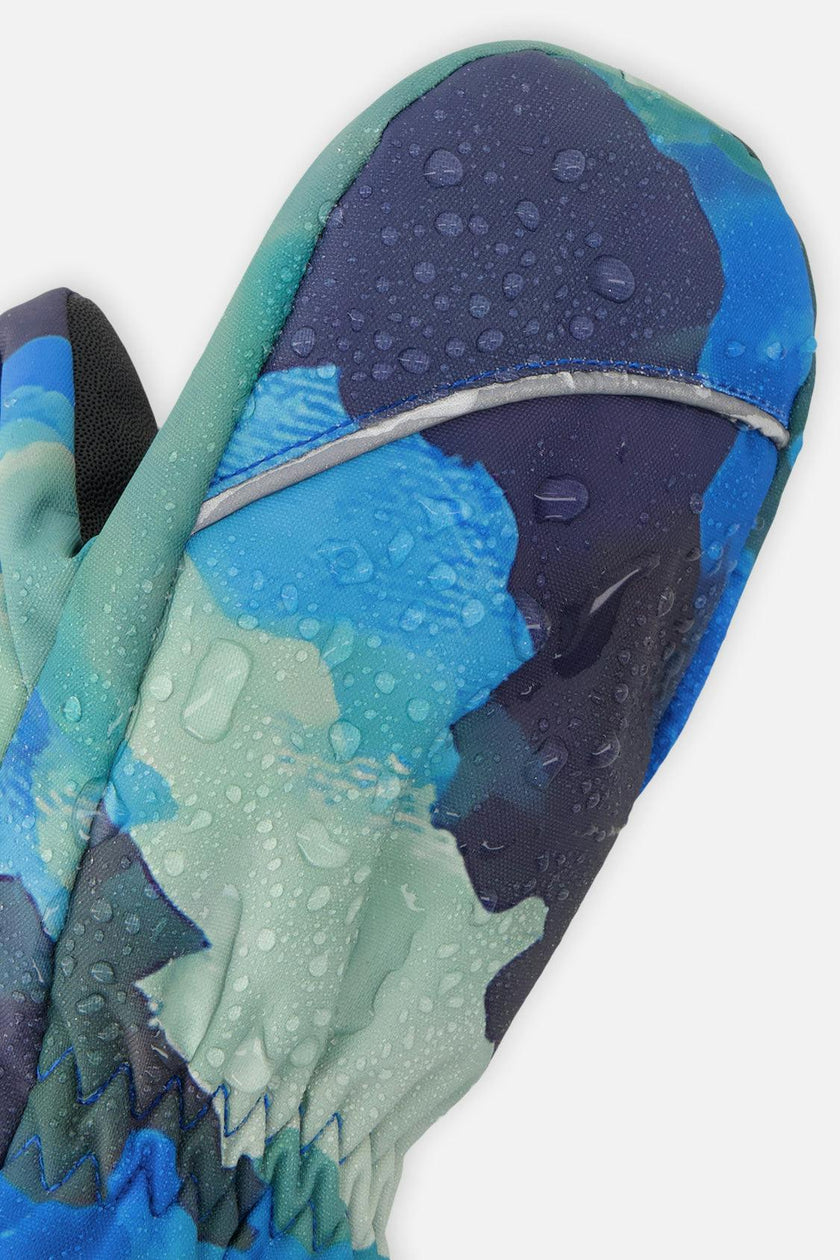 Play Winter Mittens Blue Camouflage