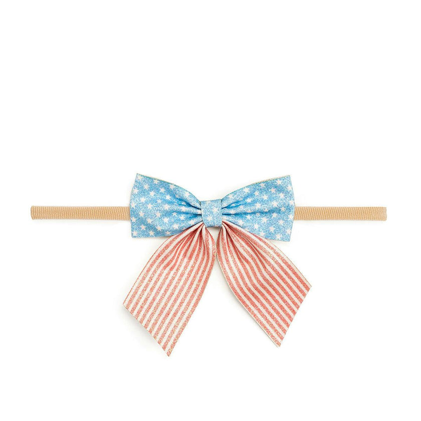 Patriotic Cutie Bow Baby Headband