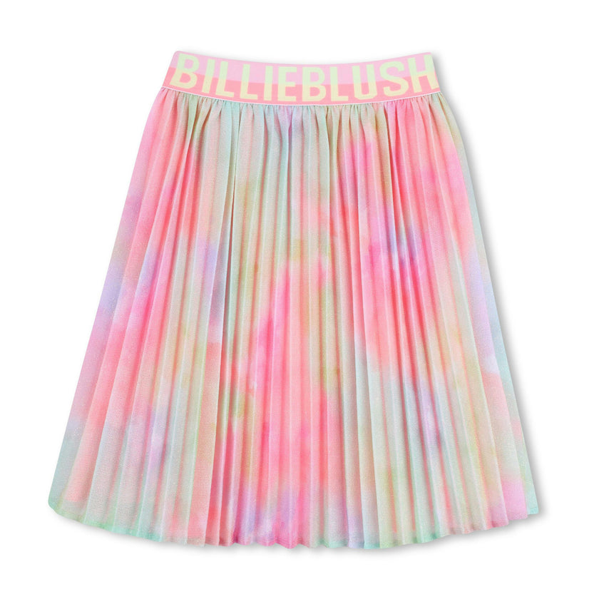 Pastel Tie-Dye Pleated Kids’ Skirt