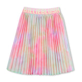 Pastel Tie-Dye Pleated Kids’ Skirt
